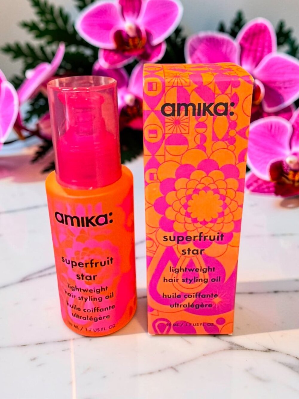 Amika Superfruit Star Lightweight Hair Oil 1.7 oz